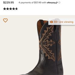 Men’s Ariat Boot 8D Black