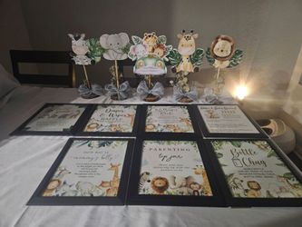 Babyshower Centerpieces & frames