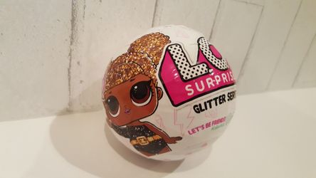 Four limited edition LOL surprise dolls glitter series
