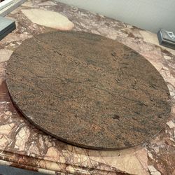 Granite Lazy Susan – Flat, ¾ " Thick, 29 3/4" 