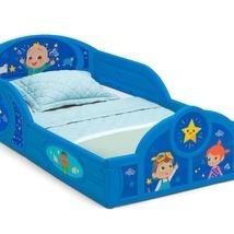 Cocomelon Toddler Bed W/ Mattress 