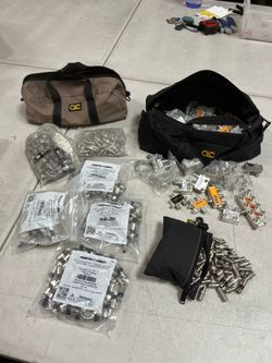 Cable TV connectors, splitters, taps, barrels, etc