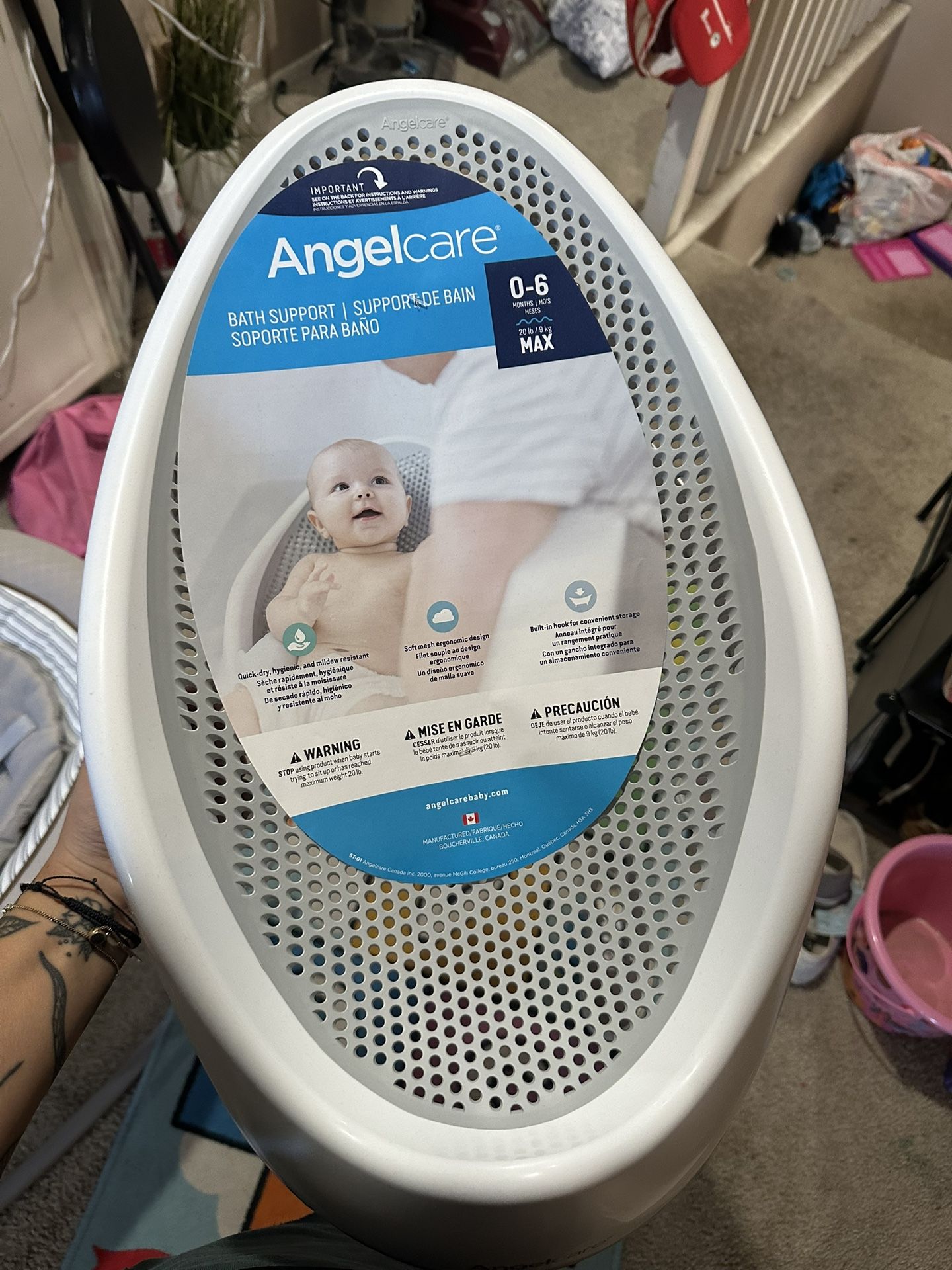 Bath Support And Baby Bottles 