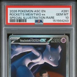 Mewtwo Ex Ascended Heroes Sir PSA 10