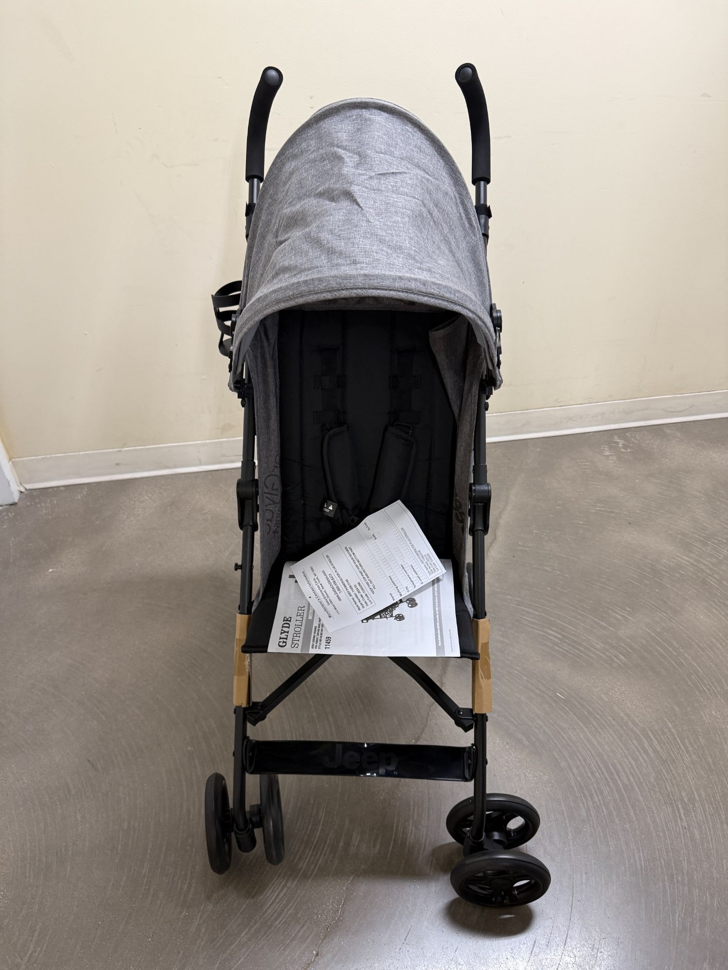 New Open Delta Jeep Powerglyde Stroller Lightweight Compact Fold Travel