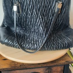 Coach 25984 Madison Gathered Twist Leather Vermillion Bag Satchel Crossbody