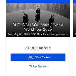 Rufus Du Sol 5/6 