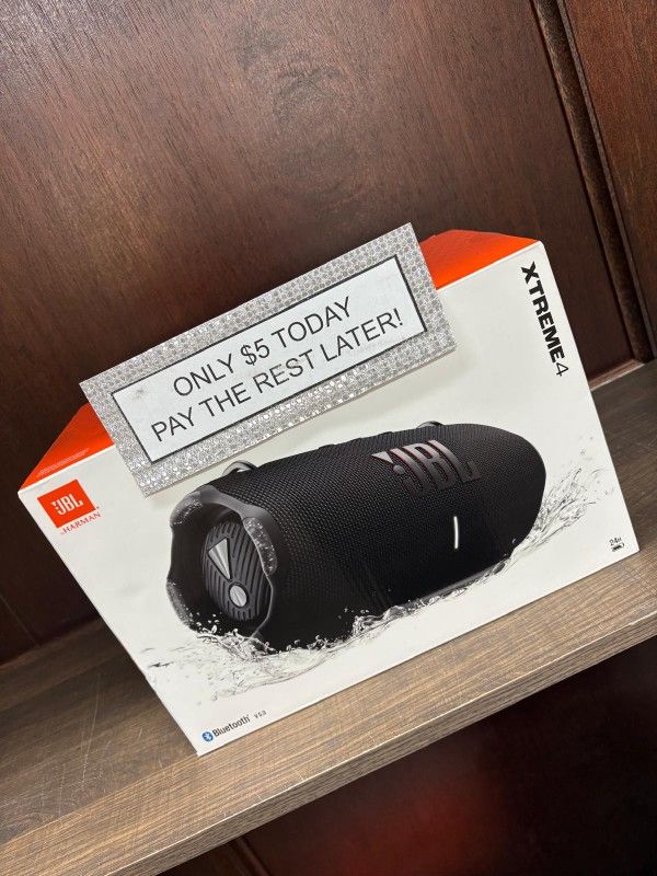 Jbl Xtreme 4 Bluetooth Speaker New - Pay $1 today and pay the rest later -