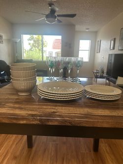 Dinner ware.