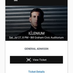 Illenium Tickets 7/27 Saturday 