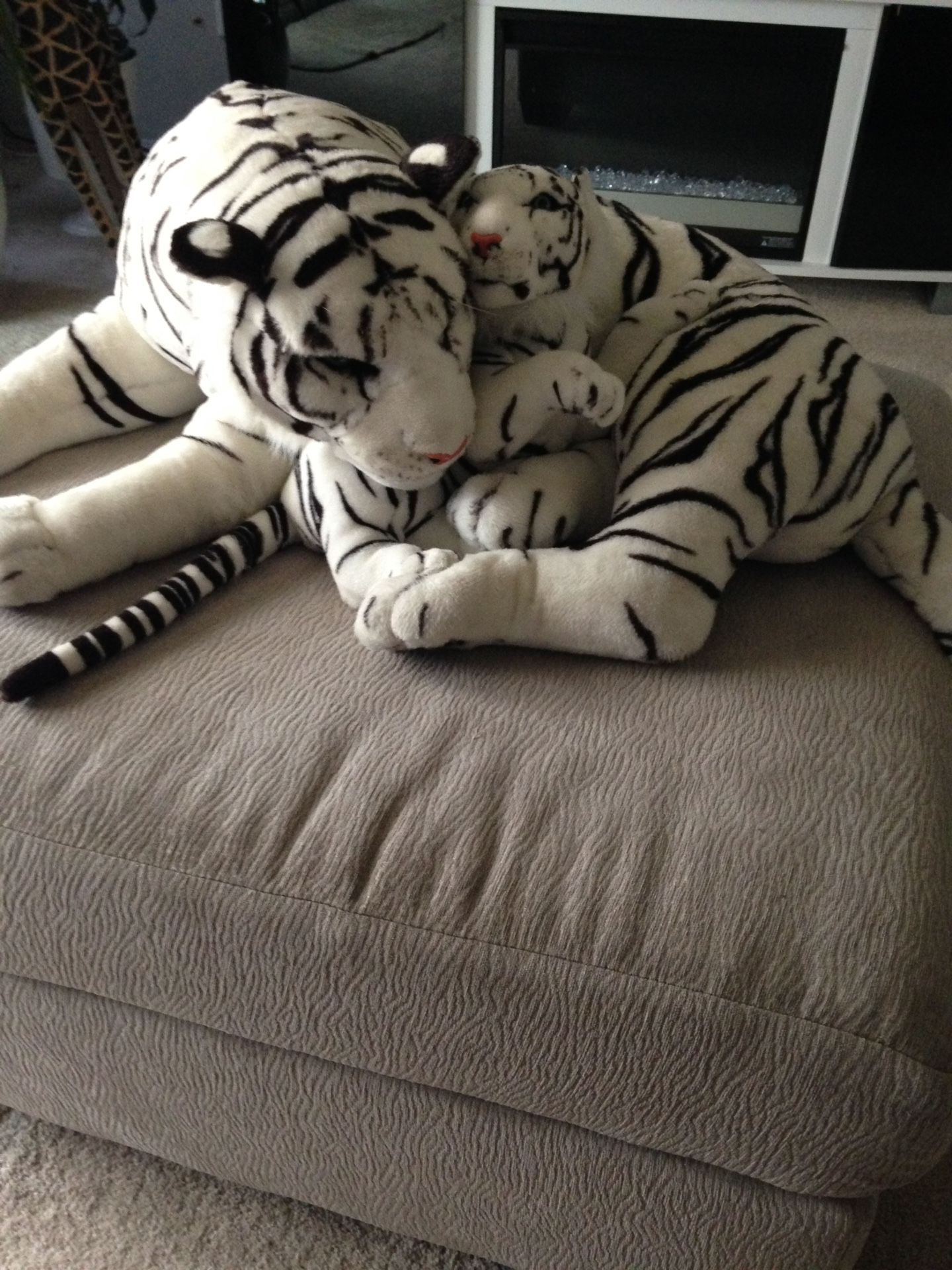 Toy Stuffed White Tiger