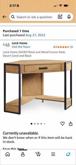 Corner desk for sale