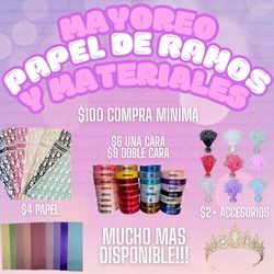 Mayoreo Materiales Para Ramos