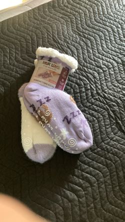 2pk Muk Luks Cabin Socks Size 8-10 L/XL