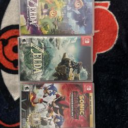 Three Nintendo Switch (1) games
