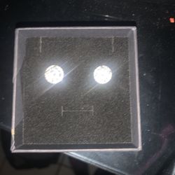 Moissanite Earrings 8mm