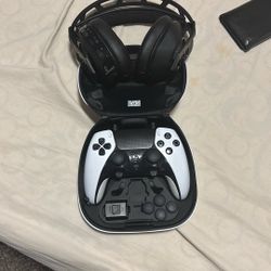 PlayStation Edge controller & Rig wireless Headphones For Sale