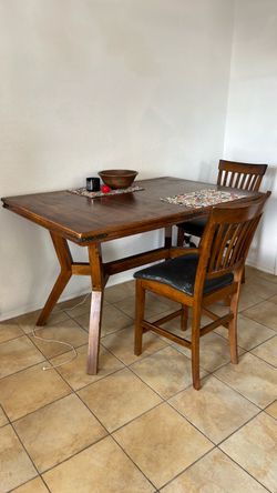 Solid wood table