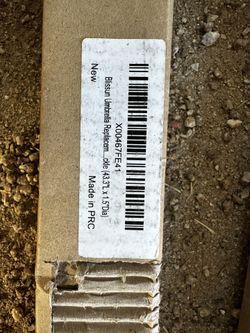 Blissun Umbrella Replacement Lower Pole, Aluminium Patio Umbrella Extension Bottom Pole Replacement with Bullet Buckle, Bronze - Exact Fit Umbrellas O