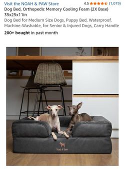 NEW ELEGANT DOG BED MEMORY COOLING FOAM