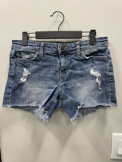 Joe Jeans Shortie Jean Shorts Distressed 