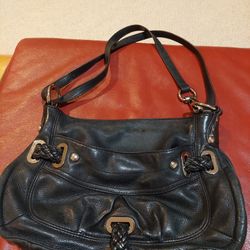 B. Makowsky Genuine Leather Shoulder Bag Purse