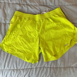 Neon Reebok Running Shorts