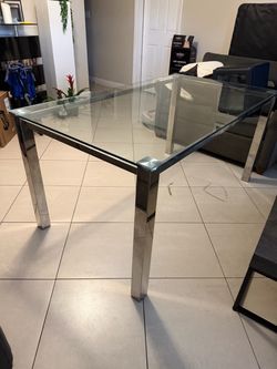 Modern Glass Dining Table
