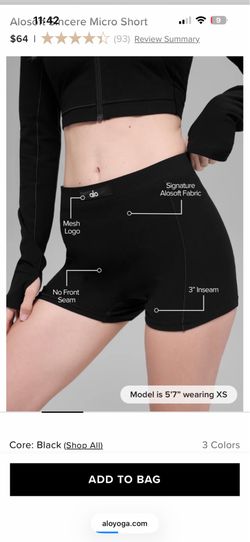 Alosoft sincere micro shorts
