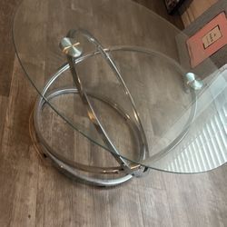 3 Piece Glass Table Set