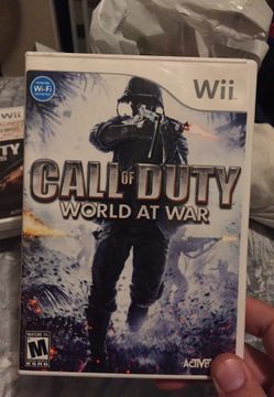 Call of duty world at war. For wii