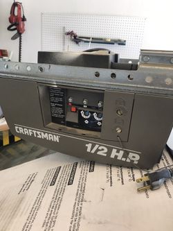 Craftsman garage door opener