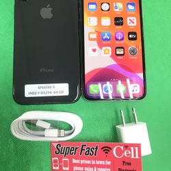 🔥🔥iPhone X 64gb Factory Unlocked With Warranty 