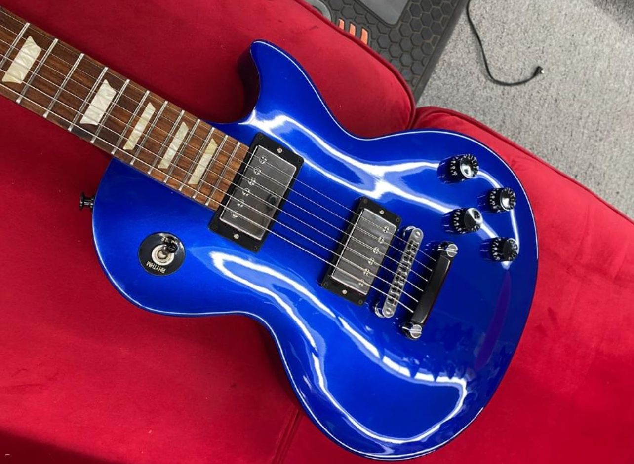 Gibson Nitrous Les Paul Studio Electric Guitar 2012 - Cosmic Cobalt w/ Case, Will Consider Shipping