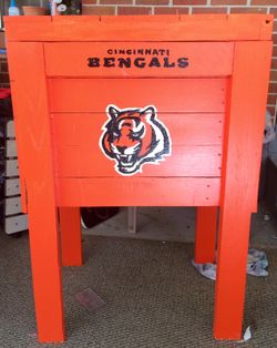 Personalized custom built and painted cooler