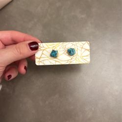 Turquoise Peyton gold Plated Earrings