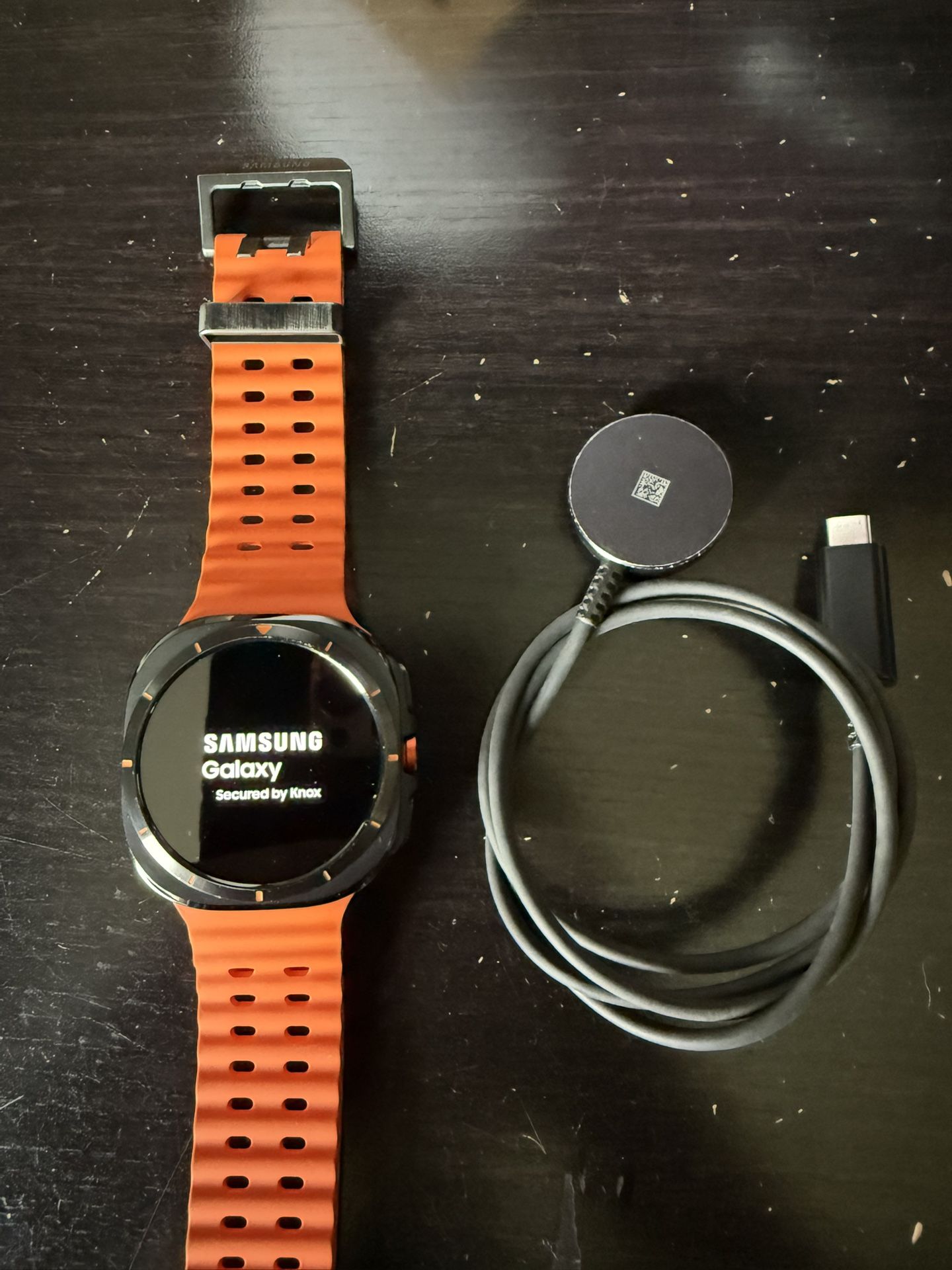 Samsung Galaxy Watch Ultra Titanium Gray With Orange Band