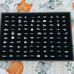 Faux Silver Rings 