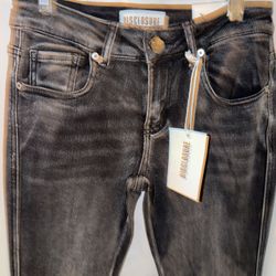 BNWT Women’s Black Denim Jeans, Low-Rise, Bootcut, Size 1 / 25, Disclosure Brand