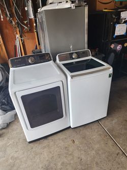 Samsung Washer And Electric Dryer Large Capacity