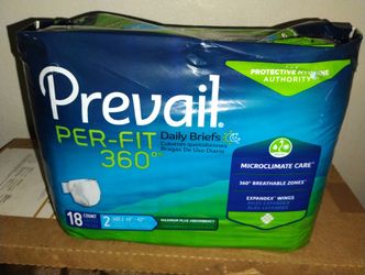 Prevail Per-Fit 360 Daily Briefs 18 Count Size 2 45'-62"