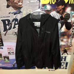 Columbia Titanium Zip Up Black Windbreaker Jacket