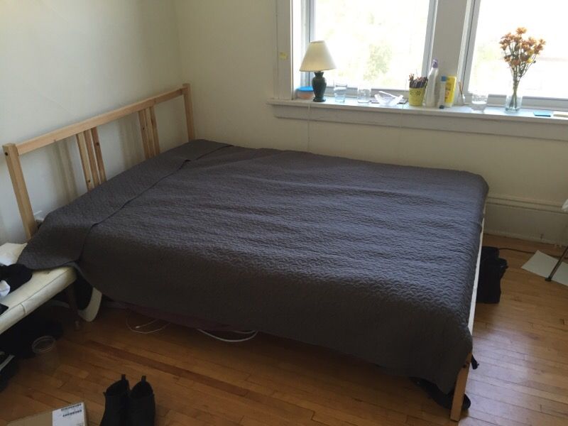 IKEA Sultan Favang Mattress and IKEA bed frame