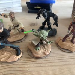 Disney Infinity Characters Lot Of 6