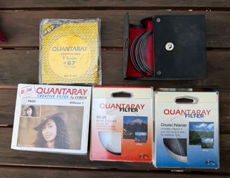 Lot of 6 Quantaray filters67mm