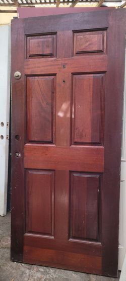 # puerta de caoba 36x79