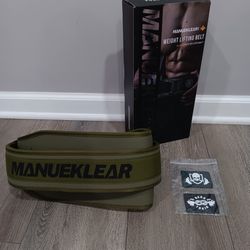 Manueklear Weight Lifting Belt Size (32-37) Inches 