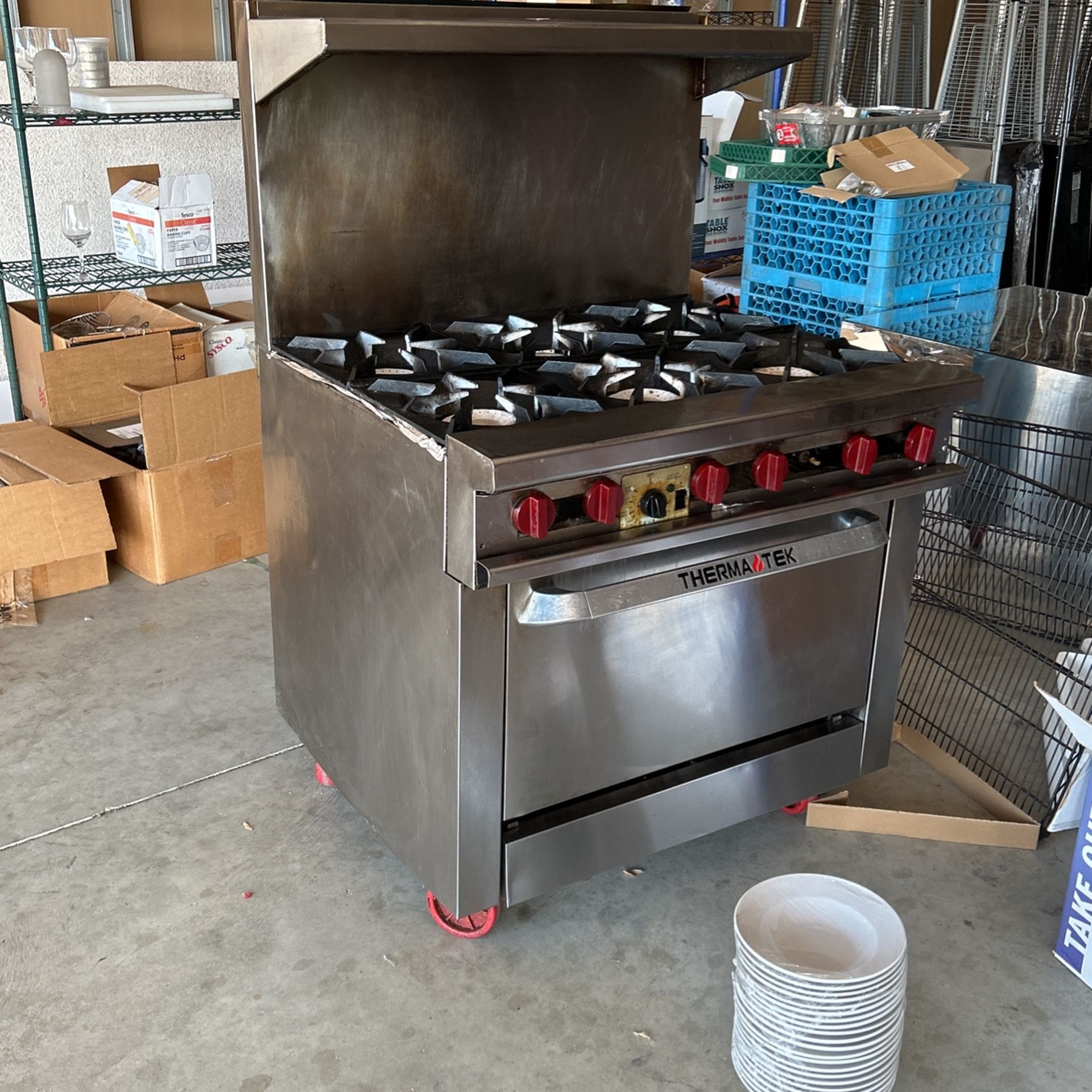 Therma Tek 6 Burner Range for Sale in Houston, TX OfferUp