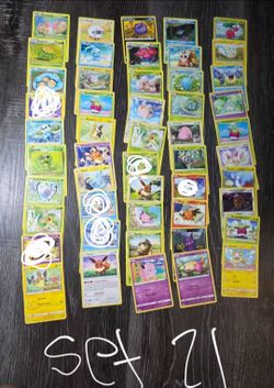 Pokémon cards Cutie set 21