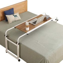 Adjustable Overbed Laptop Desk w/ Wheels – E14